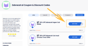 how to apply zebracat ai coupon